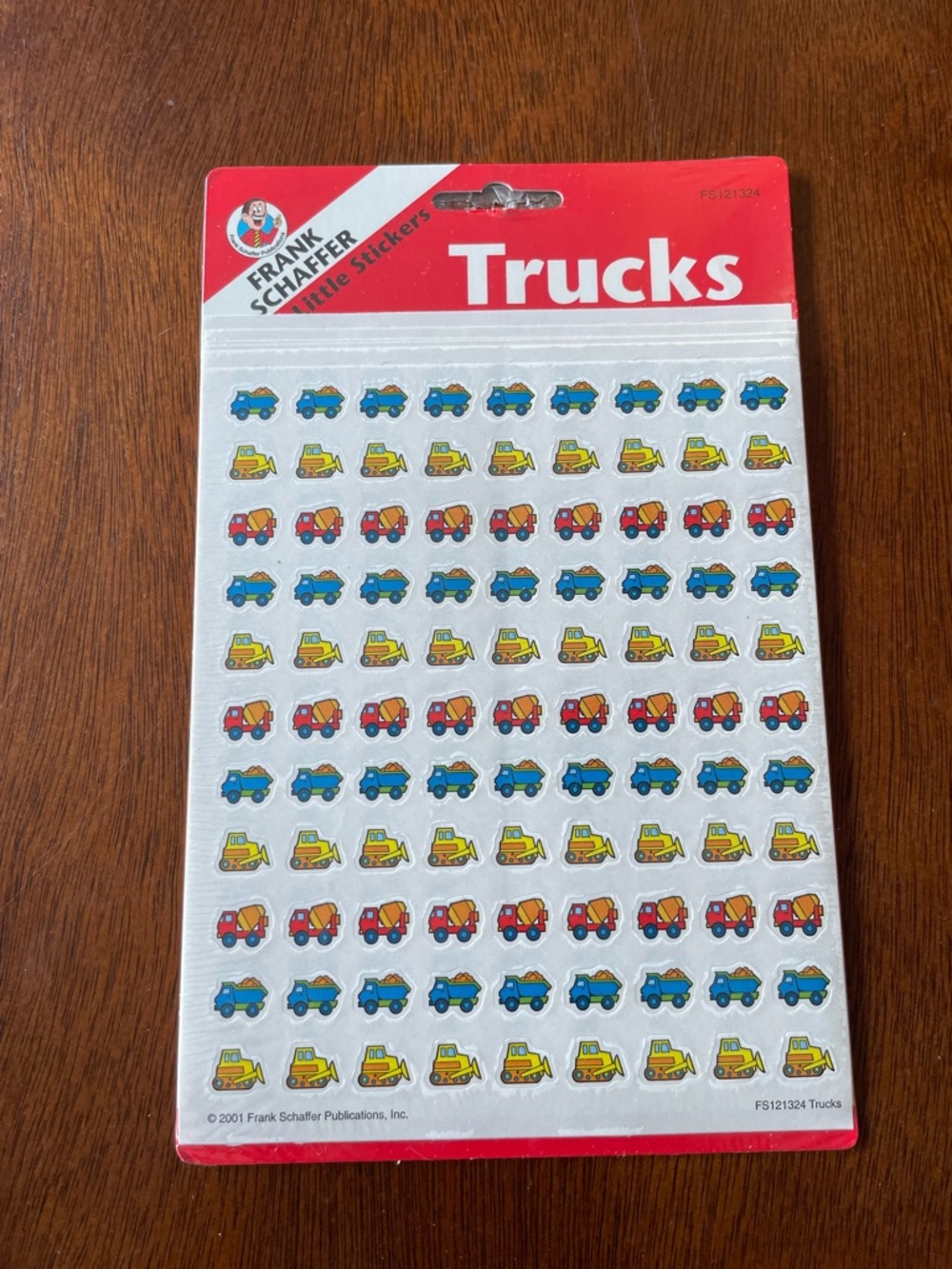 Vintage Frank Schaffer Trucks Sticker (792 Stickers) Little Reward Chart Chore